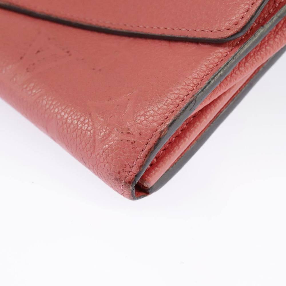 LOUIS VUITTON Empreinte Portefeiulle Sarah Long Wallet Pink M61801 Auth am7135 - Picture 14 of 16
